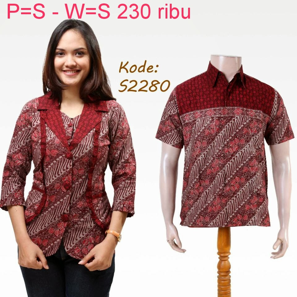  Baju Batik Pasangan Untuk Pesta Model Baju Batik 