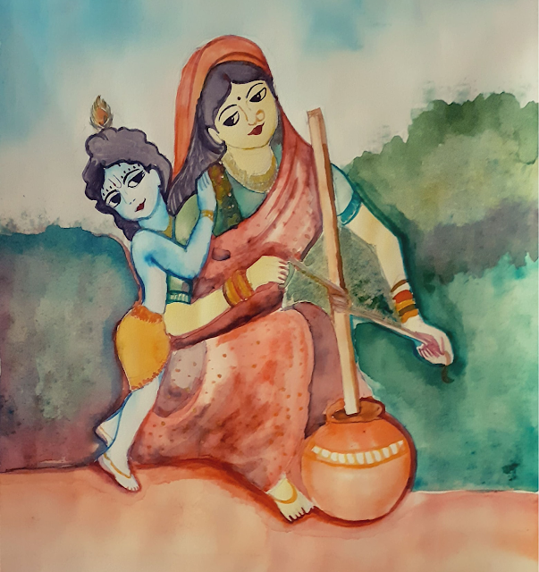 Maa yashoda and shri krishna