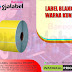 Label Blank Warna Kuning