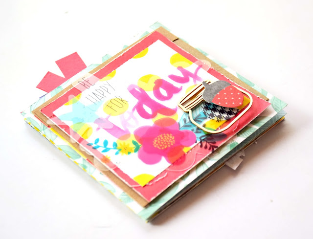 Mini álbum scrapbooking san valentin