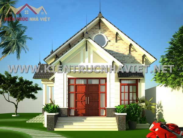 Mẫu nhà 1 tầng mái nhật 100m2 giá rẻ cho mọi gia đình BT6100522 - Kiến trúc  Angcovat