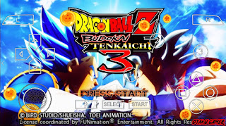 DESCARGA! YA DBZ TTT MOD + MENÚ ESTILO DRAGON BALL BUDOKAI TENKAICHI 3  [FOR ANDROID Y PC PPSSPP] + DOWNLOAD