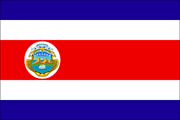 Imagen de la bandera de Costa Rica