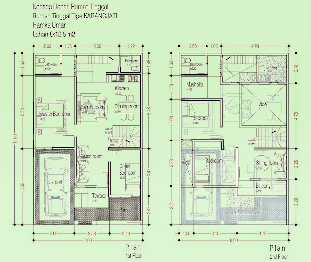 Desain Rumah Minimalis 2 Lantai 5 Kamar Foto Desain Rumah Terbaru