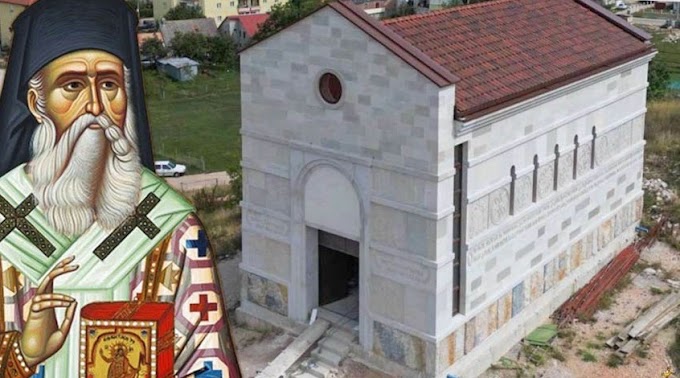 Настављени радови на храму Светог Нектарија Егинског у Никшићу