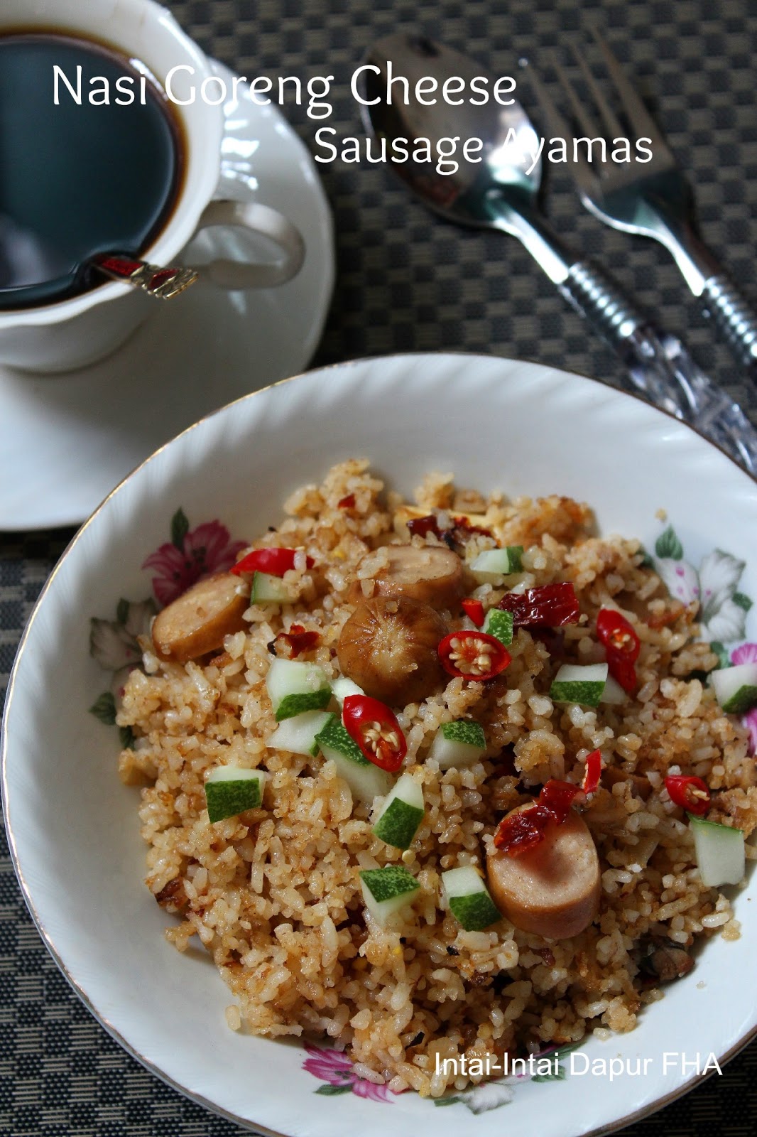 NASI GORENG CHEESE Sausage Ayamas - FHA Selemak Santan