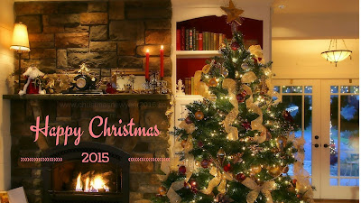 Fire-Place-Decorated-Tree-HD-Wallpaper