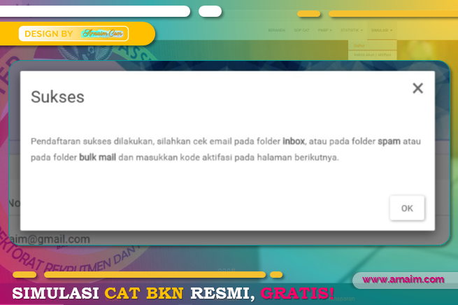  SIMULASI CAT BKN RESMI  GRATIS ARNAIM COM