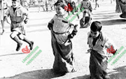 Juegos Populares Chilenos: "Carreras de sacos"