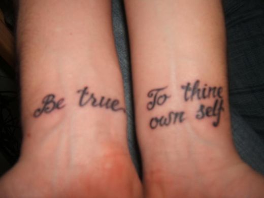 There are two basic types of wrist tattoos. One is a wrist band tattoo and