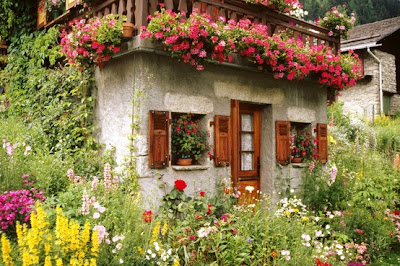 ideas sobre decoración exterior en jardines con flores