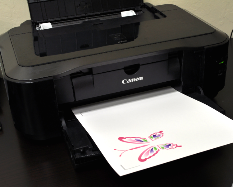 Get a tattoo printer. Now that the document is printed, place your paper on 