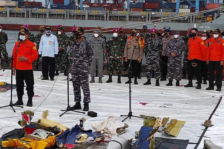 Basarnas Sudah Terima 74 Kantong Jenazah pada Pencarian Sriwijaya Air SJ 182