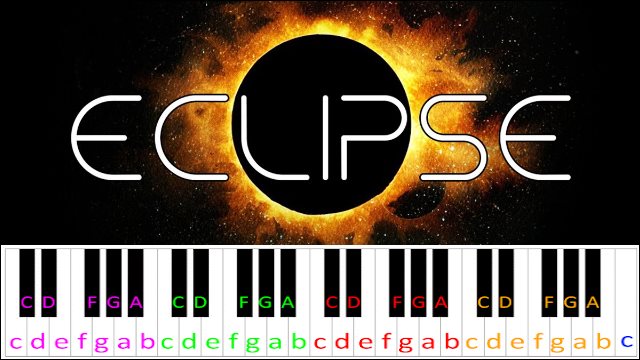 Eclipse (Minecraft Universe) Piano / Keyboard Easy Letter Notes for Beginners