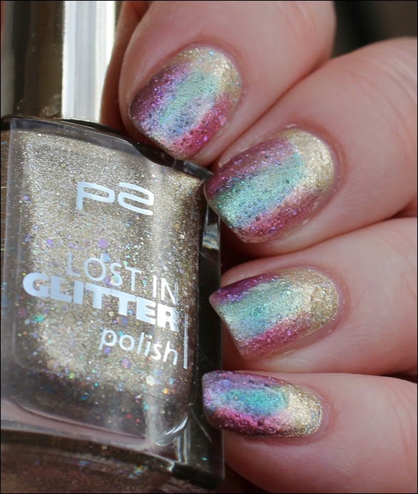 Colorful Color Mix Nail Art Nageldesign bunt OPI Sheer Tints Glitter Spring 03