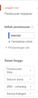 Mencari Keyword di Google