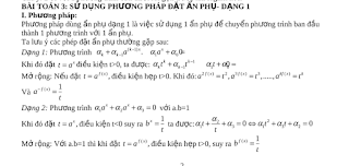 PHƯƠNG PHÁP GIẢI PT,BPT, HỆ MŨ, LOGARIT - Sách 123 Full