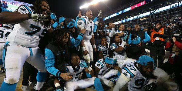 Só falta um: Panthers destrói Cardinals e vai ao Super Bowl