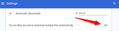 Cara Mengaktifkan / Menonaktifkan Beberapa File Downloadan Di Chrome