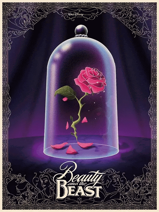 The Blot Says...: Disney's Beauty and the Beast Fine Art Giclee by Bruce  Yan x Bottleneck Gallery