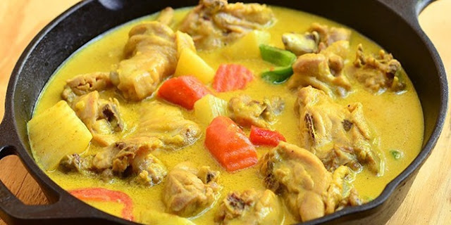  Resep  opor ayam citarasa pedas gurih Pas untuk  lebaran 