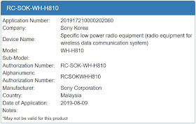 sony WH-H810