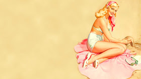 2 Wallpaper Vintage Pin Up Girl