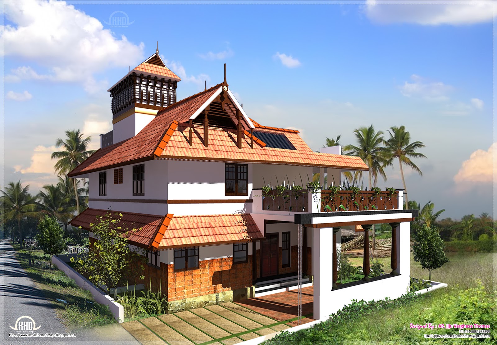 Kerala Traditional home in 2000 square feet - Kerala home design and