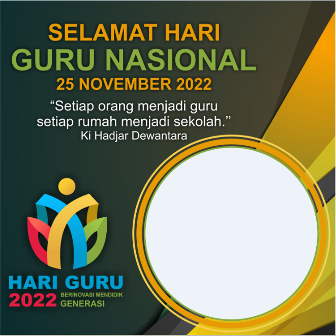 Twibbon Hari Guru 2022 - Cahaya Ilmu