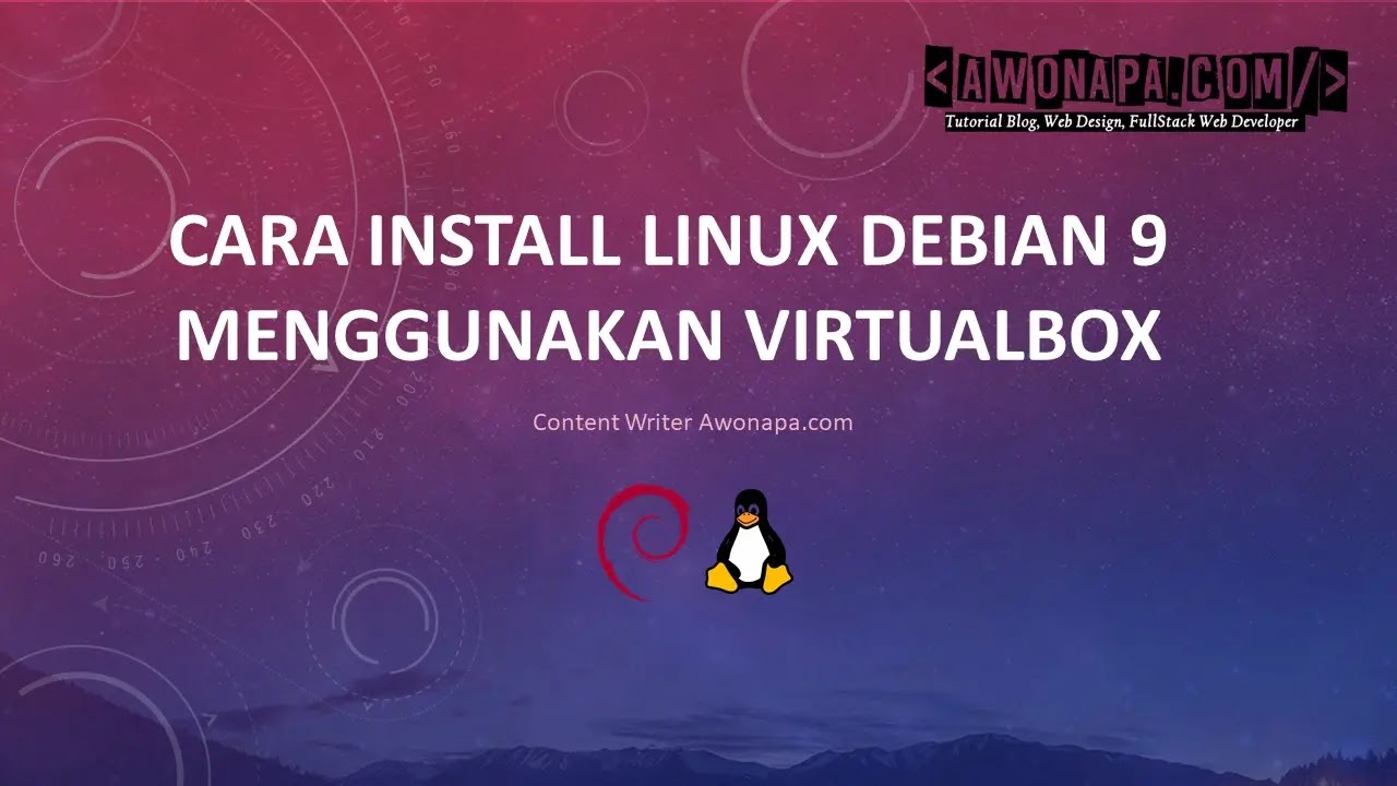 Cara Install Linux Debian 9