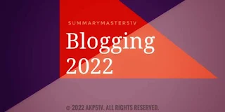 Blogging in year 2022 - an abstract article image