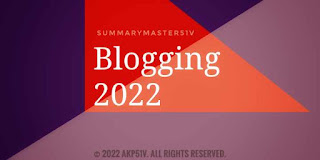 Blogging in year 2022 - an abstract article image