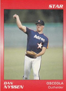 Dan Nyssen 1990 Osceola Astros card