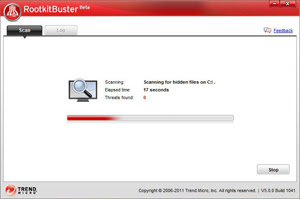 Trend Micro rootkitbuster | rootkit scanner software