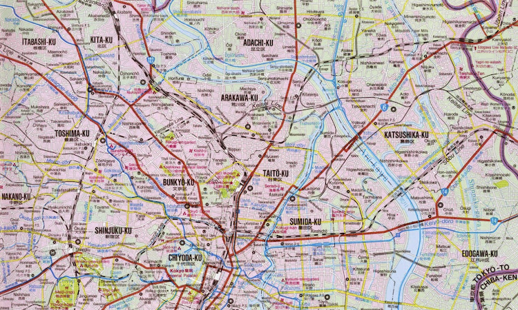 Tokyo City Street Map