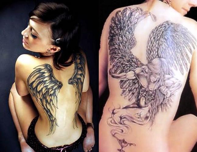 angel tattoo designs for women