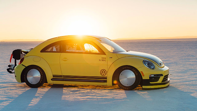 New speed record for specially prepared Beetle LSR