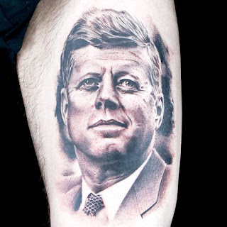 Fotos de Tatuajes : Tatuaje de JFK Kennedy