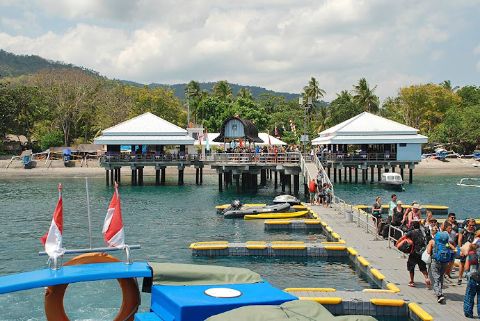 Puerto en la isla de Lombok