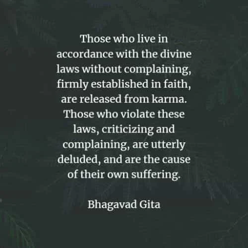 Famous quotes and sayings by Bhagavad Gita