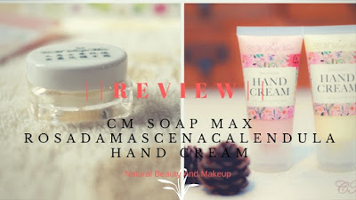 CM Soap Max Rosa Damascena Calendula Hand Cream || Review & More on the spider web log Natural Beauty And Makeup