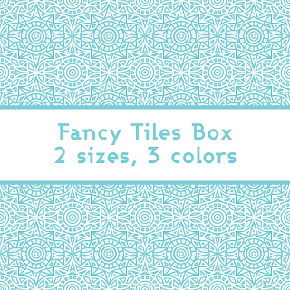 Fancy Tiles Printable Gift Boxes