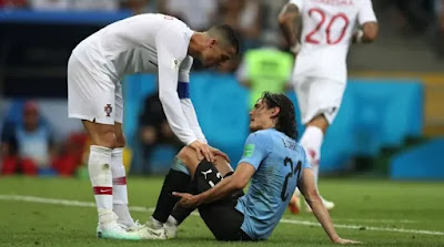 Luis Suarez: Cavani would be a 'big loss' if he misses France clash