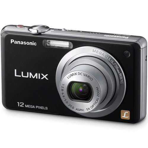 Panasonic Lumix DMC-FH1 12.1 MP Digital Camera with 5x Optical Image Stabilized Zoom and 2.7-Inch LCD (Black)