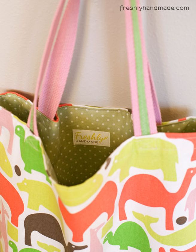 Lined Tote Bag Tutorial