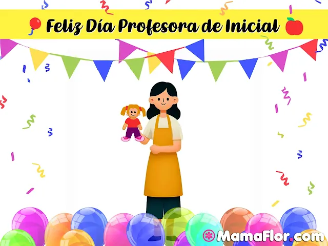 Feliz Día de la Profesora de Inicial