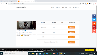 Cara Download Video Twitter dengan Website Downloader