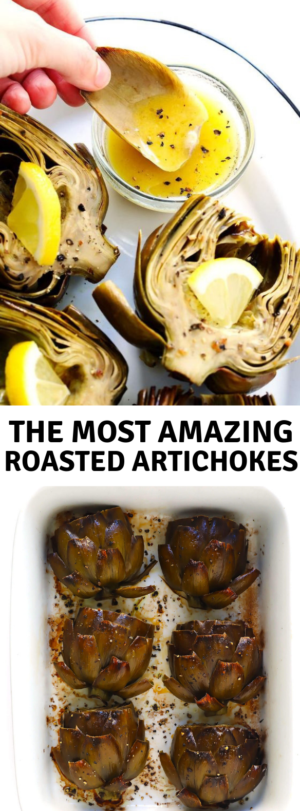 THE MOST AMAZING ROASTED ARTICHOKES #Vegan #Veggies