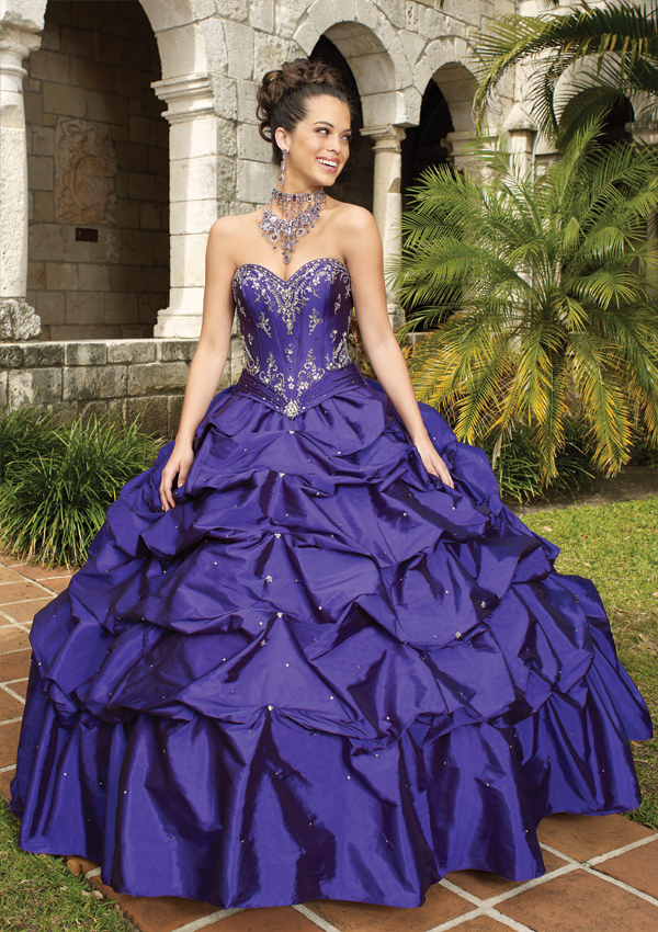 Design 25 of Purple And Silver Wedding Dresses
