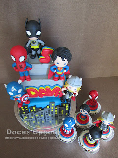 cupcakes super herois